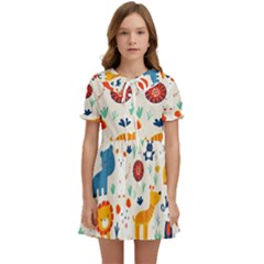 Pet Animal 03 Kids  Sweet Collar Dress by myclothy