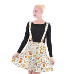 Pet Animal 04 Suspender Skater Skirt by myclothy