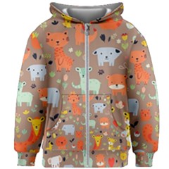 Pet Animal 05 Kids  Zipper Hoodie Without Drawstring by myclothy