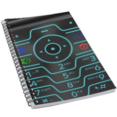 Retro Mobile Device Output Device 5 5  X 8 5  Notebook by Bedest