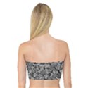 Be true be yourself typographic print pattern Bandeau Top View2