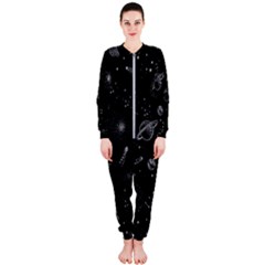 Cosmic Black Space Star Onepiece Jumpsuit (ladies) by Ndabl3x