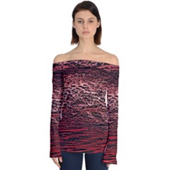 River Roots Off Shoulder Long Sleeve Top by RiverRootz