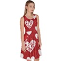 Valentine Knee Length Skater Dress With Pockets View3