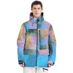 Smokescreen Men s Multi Pockets Zip Ski And Snowboard Waterproof Breathable Jacket by pollyparadiseartshop