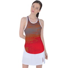 Crimson Skys Racer Back Mesh Tank Top by RiverRootz