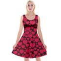 Valentines Day Hearts Pattern Love Red Reversible Velvet Sleeveless Dress View1