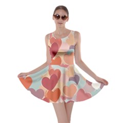 Valentines Day Hearts Romance Love Skater Dress by Posterlux