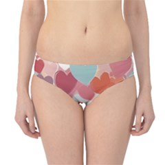 Valentines Day Hearts Romance Love Hipster Bikini Bottoms