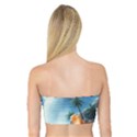 Delicate Watercolor Painting Surreal Oasis Scene With Intense Dramatic Lighting Bandeau Top View2