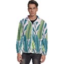 Illustrations Plants Nature Leaves Men s High Neck Windbreaker View1