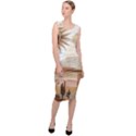 Abstract Sun Boho Bohemian Design Sleeveless Pencil Dress View3