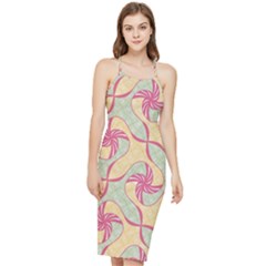 Abstract Pattern Design Scrapbooking Bodycon Cross Back Summer Dress by Paksenen