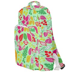 Flower Flora Floral Nature Pattern Seamless Double Compartment Backpack by Bedest