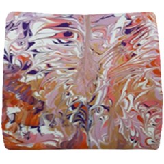 Pour Flames Seat Cushion by kaleidomarblingart