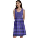 Blue Tartan Plaid 1 Classic Skater Dress View1