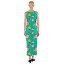 Naso Flame Fabric Fitted Maxi Dress View2