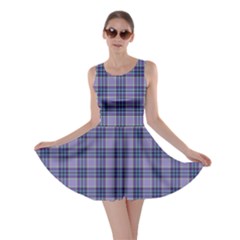 Purple Plaid Tartan 1 Skater Dress by dressshop