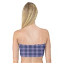 Purple Plaid Tartan 1 Bandeau Top View2