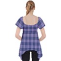 Purple Plaid Tartan 1 Lace Front Dolly Top View2