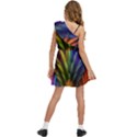 Abstract Colors - , Abstract Colors Kids  One Shoulder Party Dress View4