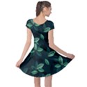 Foliage Cap Sleeve Dress View2