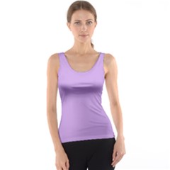 Luscious Lavender Hex #cca3e7 Women s Basic Tank Top by dressshop