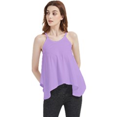 Luscious Lavender Hex #cca3e7 Flowy Camisole Tank Top by dressshop