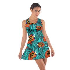 Flame Swirls Cotton Racerback Dress by SeaworthyClothing