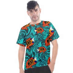 Flame Swirls Men s Sport Top by SeaworthyClothing