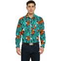 Flame Swirls Men s Long Sleeve Pocket Shirt  View1