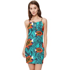 Flame Swirls Summer Tie Front Dress by SeaworthyClothing