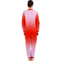 Pink Lace To Scarlet Red Bilinear Gradient OnePiece Jumpsuit (Ladies) View2