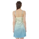 Cream Yellow To Baby Blue Linear Gradient Satin Night Slip View2