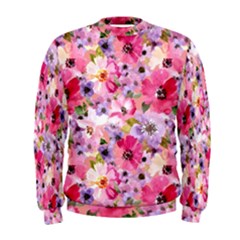 Pattern Seamless Texture Daisies Men s Sweatshirt by Grandong