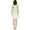 Mint Green To Cream Yellow Linear Gradient Inside Out Racerback Dress View2