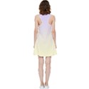 Pale Violet To Cream Yellow Linear Gradient Inside Out Racerback Dress View2