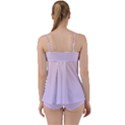 Pale Pink To Pale Violet Linear Gradient Babydoll Tankini Set View2