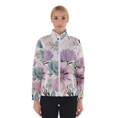 Flowers Pattern Floral Women s Bomber Jacket by Sabxi