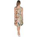 Leaves Pattern Flora Knee Length Skater Dress With Pockets View4