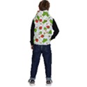 Strawberry Fruit Pattern Leaves Kids  Stylish Hooded Puffer Vest View4