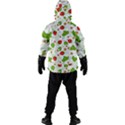 Strawberry Fruit Pattern Leaves Men s Zip Ski and Snowboard Waterproof Breathable Jacket View4