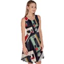 Abstract Case Knee Length Skater Dress With Pockets View3