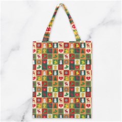 Template Christmas Pattern Classic Tote Bag by Proyonanggan