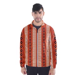 Geometrical Geometric Pattern Men s Windbreaker by Sabxi