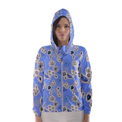 Abstract Pattern Women s Hooded Windbreaker by Sabxi