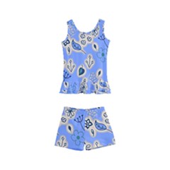 Abstract Pattern Kids  Boyleg Swimsuit by Sabxi