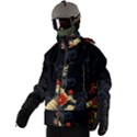 Korean Art Flowers Asian Pattern Men s Zip Ski and Snowboard Waterproof Breathable Jacket View2