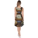 Erte figurine and a clock Knee Length Skater Dress With Pockets View4