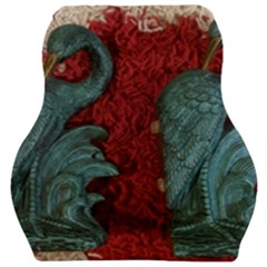 Birds Car Seat Velour Cushion  by bestdesignintheworld